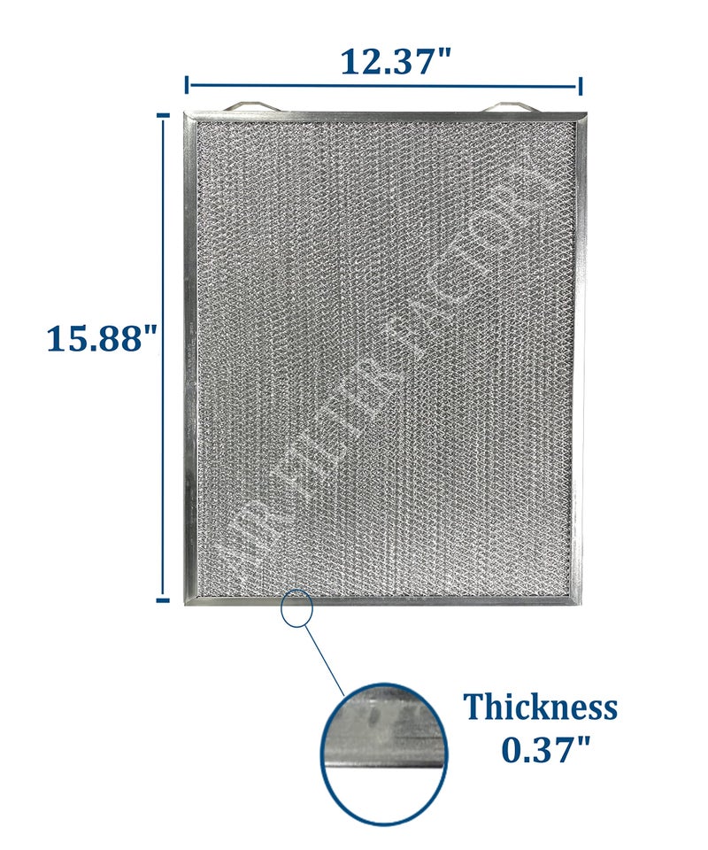 Air Filter Factory Metal Filter 203368 Replacement For Honeywell EAC F50F1073, F300E1019, 50000293-002 HVAC Furnace Aluminum Mesh Pre-Filters 2-Pack - Image 3